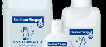 Hände-Desinfektionsmittel als Nachfüllsystem